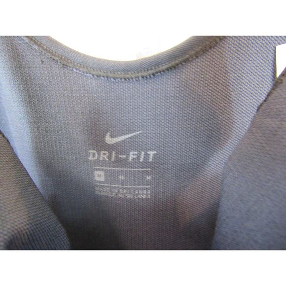 Nike Dri Fit Medium Sleeveless Zoned Sculpt Compression Training Tank Top Navy - Picture 3 of 5